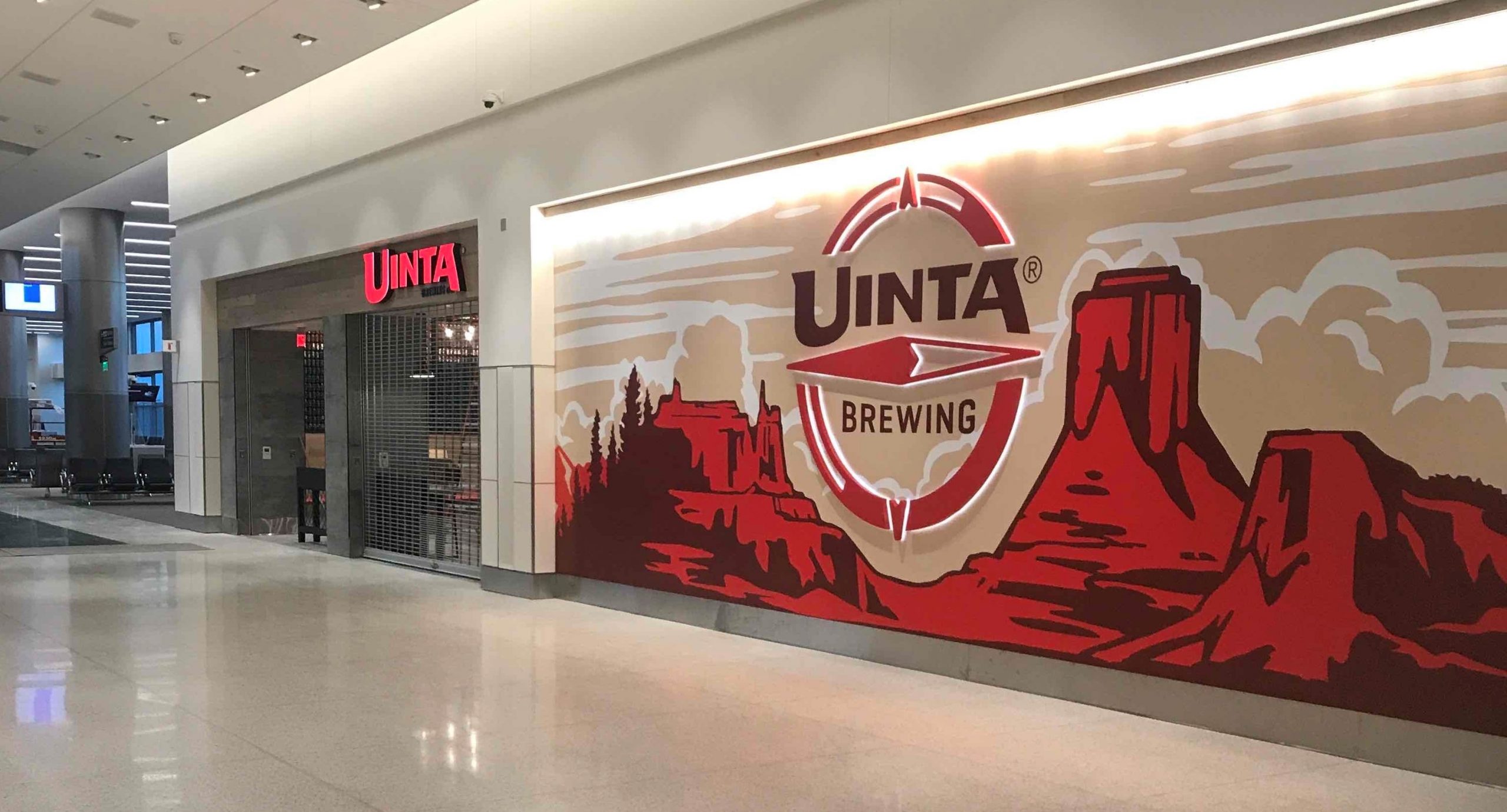 Uinta Brewing in Salt Lake City International Airport (Concourse B Grand Opening)